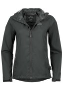 Dunkelgraue Damen Regenjacke Stow and Go von Highlander 5