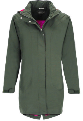 Dunkel grüne Damenregenjacke Claire von Pro-X Elements