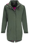 Dunkel grüne Damenregenjacke Claire von Pro-X Elements