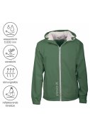 Dunkelgrüne Herren Regenjacke Flash von Pro-X Elements 2