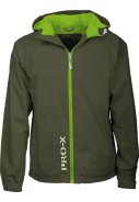 Dunkelgrüne Herren Regenjacke Flash von Pro-X Elements 1