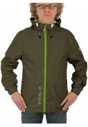 Dunkelgrüne Herren Regenjacke Flash von Pro-X Elements 3