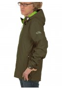 Dunkelgrüne Herren Regenjacke Flash von Pro-X Elements 5