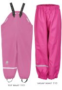 Robuster pinkfarbener Regenanzug von CeLaVi 8