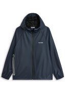 Dunkelblaue mit schwarze regenhose atmende Regenanzug Packable Rainbreaker von Tretorn. 6