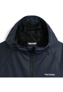 Dunkelblaue mit schwarze regenhose atmende Regenanzug Packable Rainbreaker von Tretorn. 7