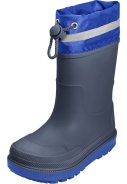 Dunkelblaue gefütterte Gummistiefel von Playshoes 2