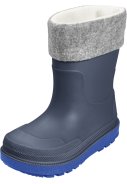 Dunkelblau gefütterte Gummistiefel von Playshoes 2