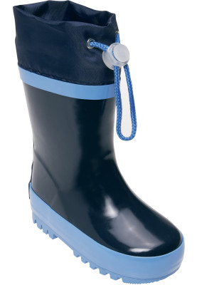 Playshoes Regenstiefel dunkelblau gefüttert