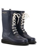 Dunkelblau halbhoher Stiefel mit Schnürsenkel von Ilse Jacobsen