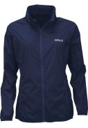 Dunkelblaue leichtgewichtige Damenregenjacke Packable von Pro-X Elements