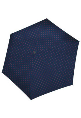 Dunkelblau Dots Red Regenschirm Classic von Knirps / Reisenthel