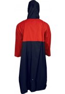 Dunkelblau/roter Wanderponcho Davos von Pro-X Elements 2