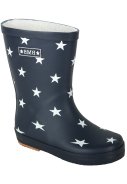 Dunkelblaue Kinderregenstiefel mit Sternen von BMS 1