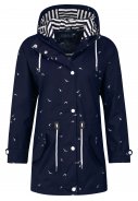 Dunkelblauer Damen Friesennerz Marly mit Schwalbeprint von Pro-X Elements 1