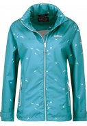 Blaue Kinderregenjacke Nora mit Schwalbenprint von Pro-X Elements 1