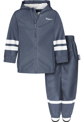 Dunkelblaue Regenanzug Basic von Playshoes
