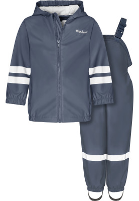 Dunkelblaue Regenanzug Basic von Playshoes