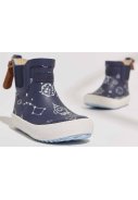 Dunkelblaue Kinderregenstiefel "To the Moon" von Bisgaard 2