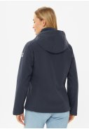 Dunkelblau Softshell Regenjacke Abedy von Derbe 3