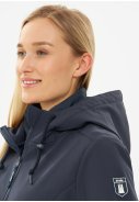 Dunkelblau Softshell Regenjacke Abedy von Derbe 4