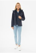 Dunkelblau Softshell Regenjacke Abedy von Derbe 5