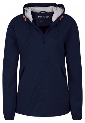 Dunkelblaue 4way stretch Damenregenjacke Diana von Pro-X Elements