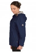 Dunkelblaue 4way stretch Damenregenjacke Diana von Pro-X Elements 3