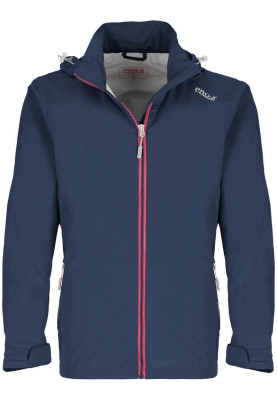 Dunkelblaue Stretch Damenregenjacke Evavon Pro-X Elements