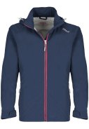 Dunkelblaue Stretch Damenregenjacke Evavon Pro-X Elements 1