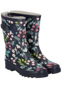 Blumen Damen-Gummistiefel "Rubber Rain Boots" von XQ