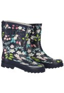 Blumen Damen-Gummistiefel "Rubber Rain Boots" von XQ 3