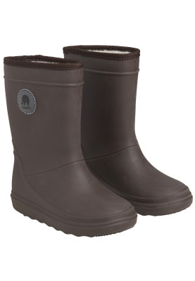 Dunkelbraune (Coffee Quartz) Kinderwinterstiefel von CeLaVi