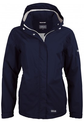 Dunkelblaue Damen Regenjacke Carrie von Pro-X Elements