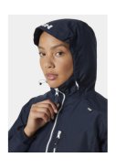 Dunkelblaue Damen-Regenjacke Long Belfast von Helly Hansen 3