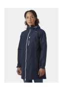 Dunkelblaue Damen-Regenjacke Long Belfast von Helly Hansen 6