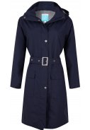 Dunkelblaue lange Regenjacke (Long Coat) Madonna von Happy Rainy Days