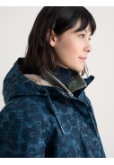 Dunkelblaue mit Blumen Damen Regenmantel Plant Hunter von Seasalt 7