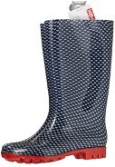 Dunkelblaue Damen-Regenstiefel Herz von XQ Footwear 2