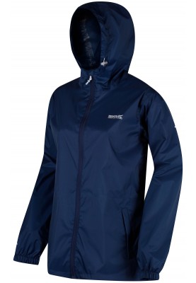 Dunkelblaue Damenregenjacke Pack It III von Regatta