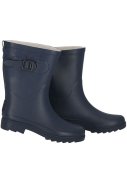 Dunkelblaue Damen-Gummistiefel Rubber Rain Boots von XQ 2