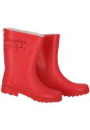 Rote Damen Gummistiefel Rubber Rain Boots von XQ 3
