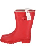 Rote Damen Gummistiefel Rubber Rain Boots von XQ 4