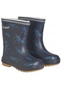 Dunkelblaue Dino Kinderwinterstiefel von CeLaVi 1