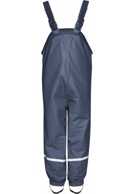 Dunkelblaue mit Fleece gefütterte Regenlatzhose von Playshoes