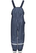 Dunkelblaue mit Fleece gefütterte Regenlatzhose von Playshoes 3