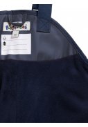 Dunkelblaue mit Fleece gefütterte Regenlatzhose von Playshoes 4