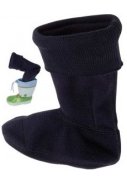 Dunkelblaue Fleece-Socken für Gummistiefel von Playshoes 2
