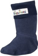 Dunkelblaue Fleece-Socken für Gummistiefel von Playshoes