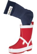 Dunkelblaue Fleece-Socken für Gummistiefel von Playshoes 4